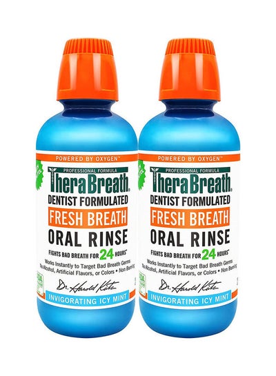 Pack of 2 Dentist Formulated Oral Rinse Blue