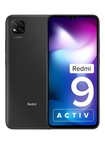 Redmi 9 Activ Dual Sim Carbon Black 6GB RAM 128GB 4G LTE- International Version
