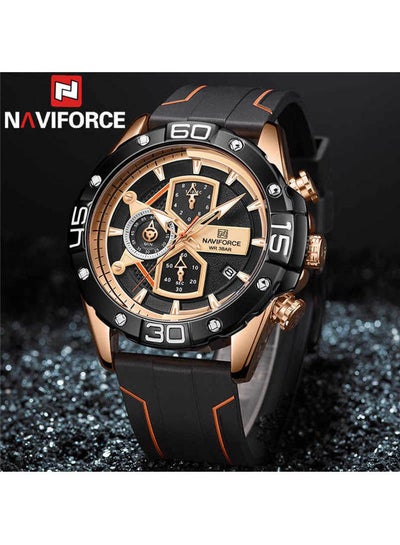 Men's Leather Analog Watch Nf8018M
