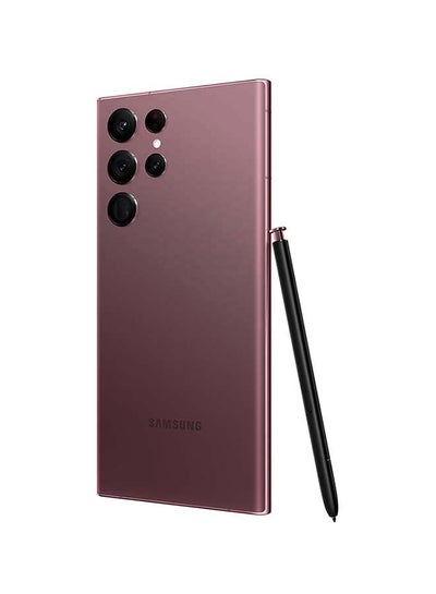 Galaxy S22 Ultra Single Sim + eSim Burgundy 128GB 8GB RAM 5G - International Version