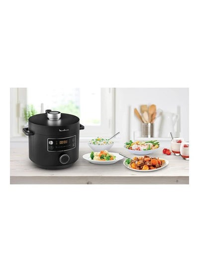 Turbo Cuisine Electrical Pressure Cooker, Fast Multicooker, Easy, Versatile, Perfect Cooking Results, Automatic Cooking Programs, Manual Mode 5.0 L 1090.0 W CE753827 Black