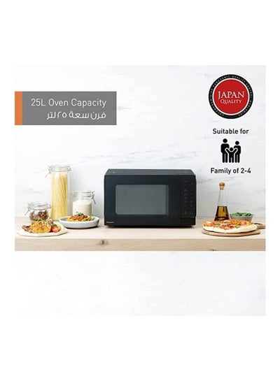 Solo Microwave Push Open Auto-Defrost Child safety Lock Touch Operation And Quick 30 Function 25 L 900 W NN-ST34NB Black