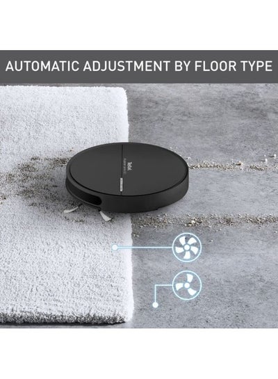 X PLORER Serie 60 Robot Vacuum Cleaner, Smart Navigation, Ultra Thin and Compact, 4 in 1 Cleaning Action, Aqua Force Mop, Allergy Care, WiFi and Voice Assistant Compatible,Black, RG7445HO 0.4 L RG7445HO Black