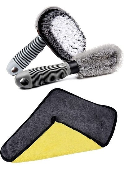 Cleaning Set of Brush and Towel for Car