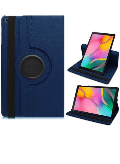 Folio Leather Smart Case for Samsung Galaxy Tab S6 Lite 10.4 2020 Tablet, SM-P610/P615(Navy Blue)