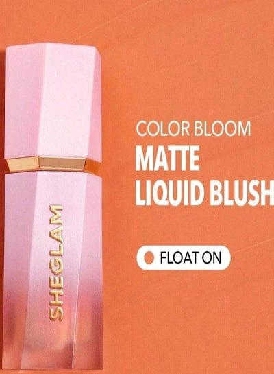 Tinted liquid blush float on
