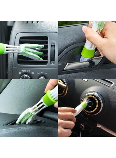 3 Pieces Mini Duster for Car Air Vent Automotive Air Conditioner Cleaner and Brush