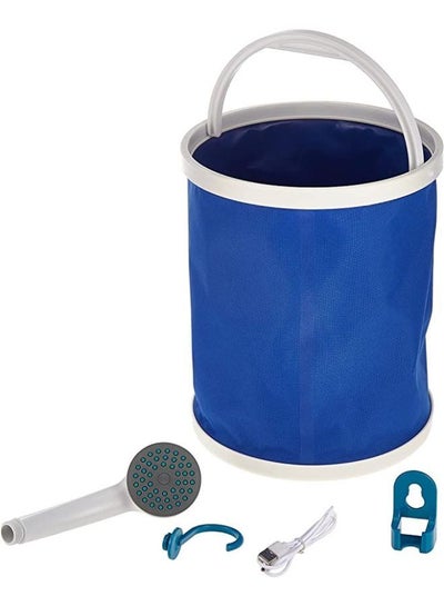Outdoor Shower Foldable Bucket Kit For Travel and Camping
