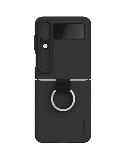 Samsung Galaxy Z Flip4 5G CamShield Silky silicon case Black