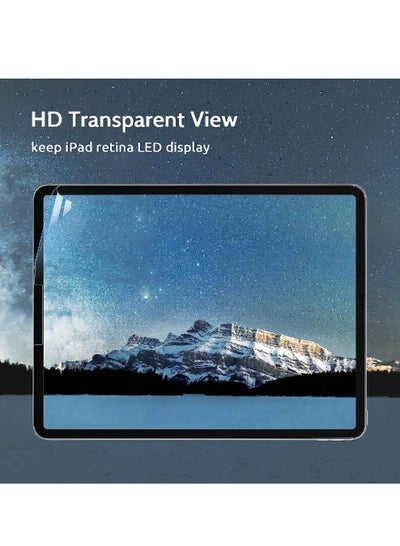 2 Pack iPad Pro 11 2021 Model Matte Ceramic Screen Protector Anti-Glare Matte PET Paper Film Easy Installation