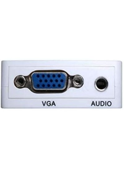 Mini 1080 PVGA to HDMI Adapter VGA2HDMI Converter Connector with Audio for PC Laptop to HDTV Projector