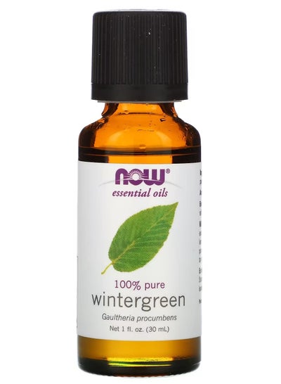 NOW Foods, Essential Oils 100% Pure Wintergreen 1 fl oz 30 ml