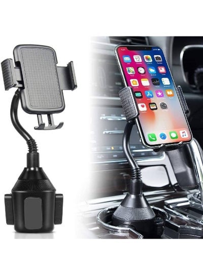 Cup Holder Phone Mount Universal Adjustable Holder Cradle Car Mount for Cell Phone iPhone Xs/XS Max/X/8/7 Plus/Galaxy
