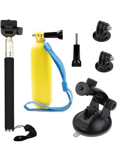 Action Camera Accessories Pack Selfie Stick Floating Handle Suction Cup Mount Compatible with GoPro