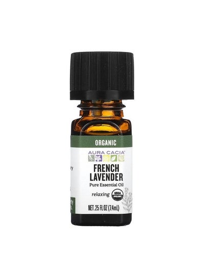 Pure Essential Oil Organic French Lavender 0.25 fl oz 7.4 ml