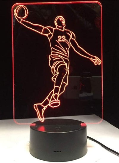 3D LED illusion lamp Player Basketball Shape NightLight Table Desk Lighting Kids Room Decor Gift lamp