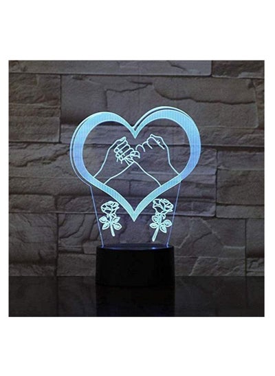 3D Night Light Abstract Shape with 7 Colors Light for Home Decoration Lamp Amazing USB Power Children s Birthday Gift Heart FINGERS