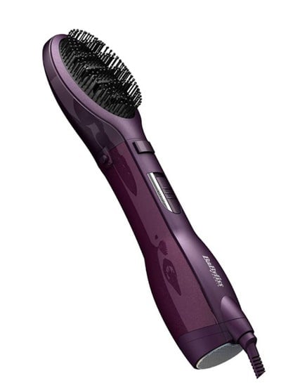 Paddle Pro Air Styler, 1000W Powerful Styling Unisex Hairbrush, Dual Speed Temperature Setting Hair Dryer & Volumizer With Cool Air Button, Ionic Tech for Shiny Hair AS115PSDE Purple/Black