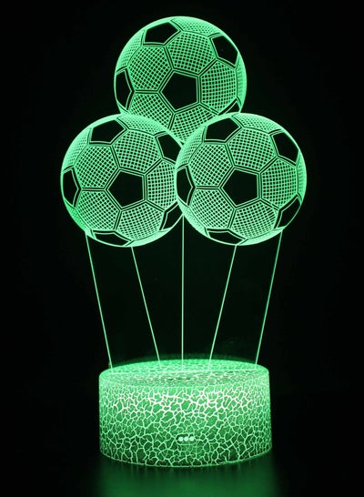 Football Player Lamp Touch and Remote Mode 3D LED Lamp