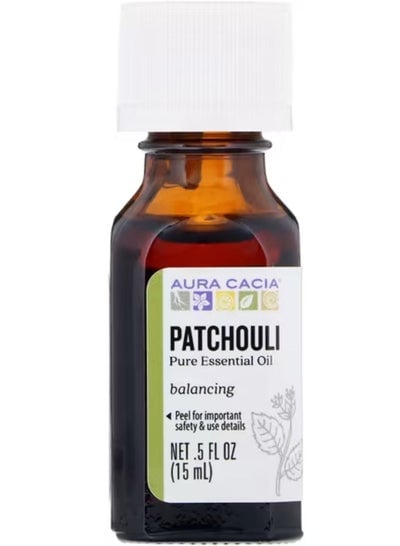 Aura Cacia Pure Essential Oil Patchouli 0.5 fl oz 15 ml