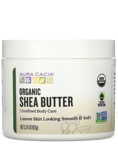 Aura Cacia Organic Shea Butter 3.25 oz 92 g
