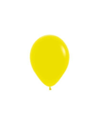 Sempertex 50pcs Paste Matter Yellow color Balloon for home and  Party Decoration