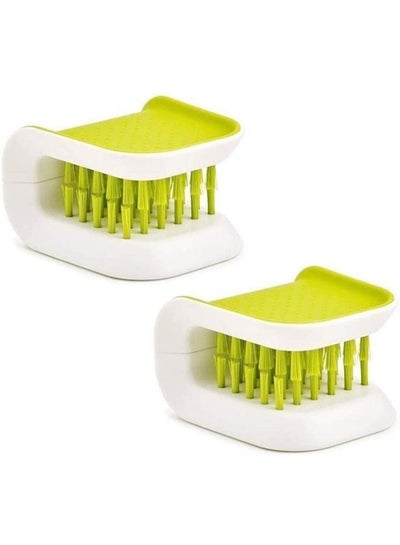 2 Pieces Cutlery Blade Brush for Cleaning