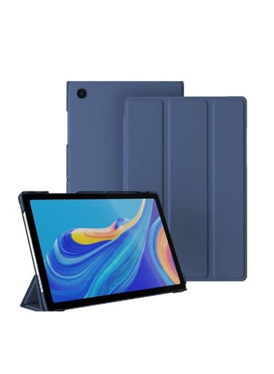For Samsung Galaxy Tab A9 Plus 11" Case, Soft Flexible Flip Case Cover With S Pen Holder For Samsung Galaxy Tab A9 Plus 11 inch with Auto Sleep Wake - Blue