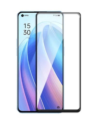 9H Full Coverage Tempered Glass Screen Protector For Oppo K9 Pro Clear/Black