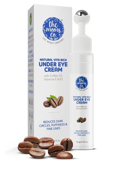 The Moms Under Eye Cream to Reduce Dark Circles, Puffiness and Fine Lines with Chia Seed Oil, Coffee Oil and Vitamins