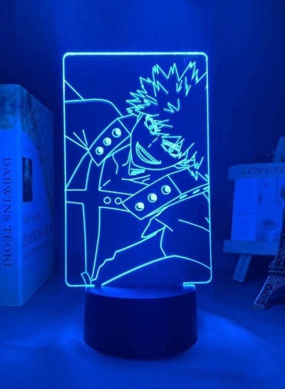 3D Illusion Night Light My Hero Academia for Bedroom Decor Birthday Gift Manga Characters 7 Color Changing Table lamp for Home Decoration