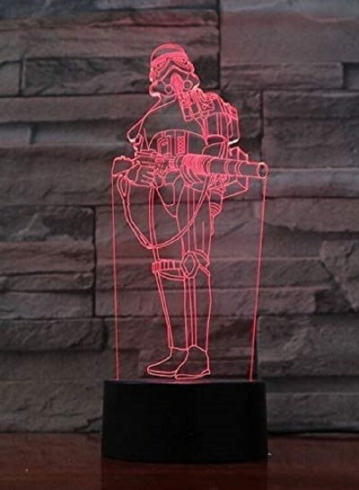 3D LED Table Lamp Kids Gift Star Sci-fi Movie Wars Stormtrooper Best Present Children t Light