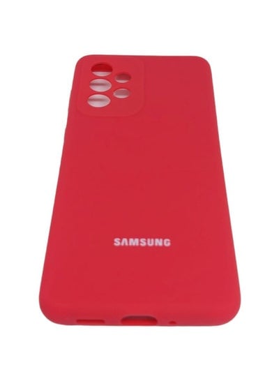 Soft TPU Back Cover Shockproof Silicone Protective Case Cover for Samsung Galaxy A73 Red