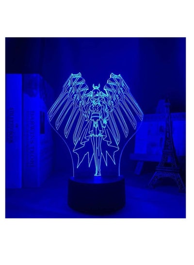 3D Lamp Anime Fairy Tail Erza Scarlet Red For Bedroom Decor Night Light Manga Fairy Tail Room LED Light with Remote Control