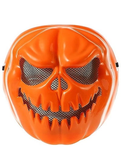Brain Giggles Cosplay Horror Accessories Mask Creepy Mask for Costume Party Scary Mask - Pumpkin Mask