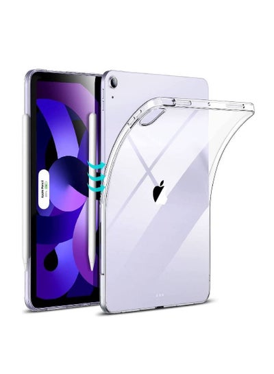 Clear Shock Absorbing Flexible TPU Protective Cover Transparent Slim Case For iPad Air 5th Generation (2022)