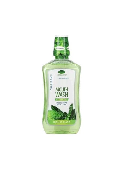 Mouth Wash Healing Blend Natural Herbal Mint 16 fl oz 473 ml