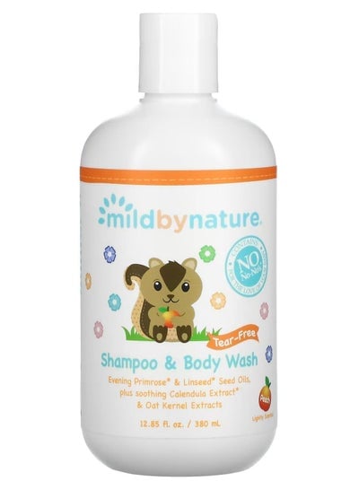 Tear-Free Baby Shampoo & Body Wash Peach  12.85 fl oz 380 ml