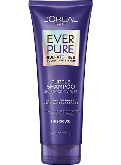 Ever Pure Copper Purple Shampoo for Blonde, Bleached, Silver, or Brown Hair, 6.8 fl oz