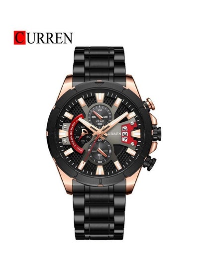 CURREN Original Brand Stainless Steel Band Wrist Watch For Men With Box