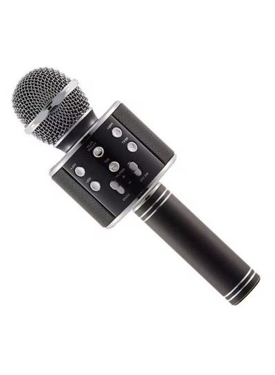 Wireless Handheld Karaoke Microphone WS858 Black/Silver