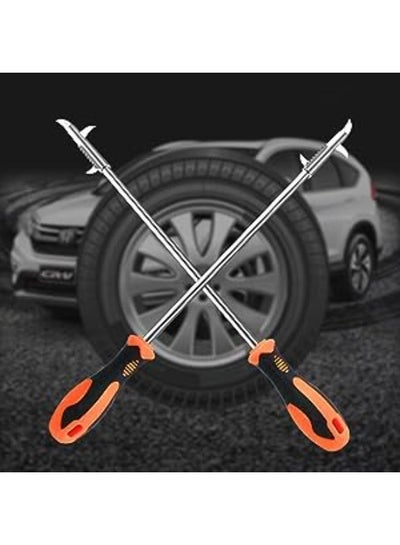 2 Pieces Car Tire Cleaning Hooks Tire Stone Remover Tool for Car Motor Bike Tires Stainless Steel Hook Car Tire Cleaning Tools