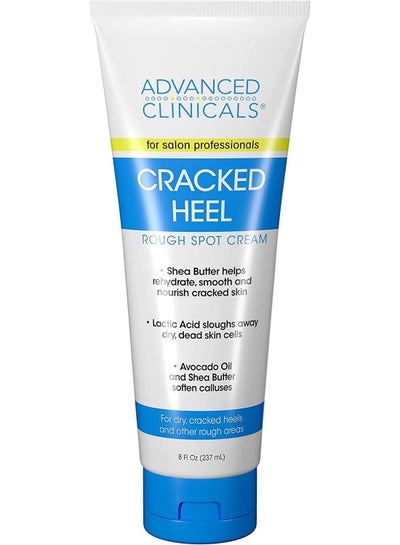 Advanced Clinicals Cracked Heel Cream Shea Butter 8 oz