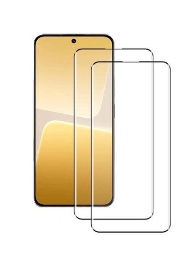 2 Pack Xiaomi Redmi Note 13 Tempered Glass screen protector Bubble Free, Anti-Scratch, Anti-Fingerprint, 9H Hardness