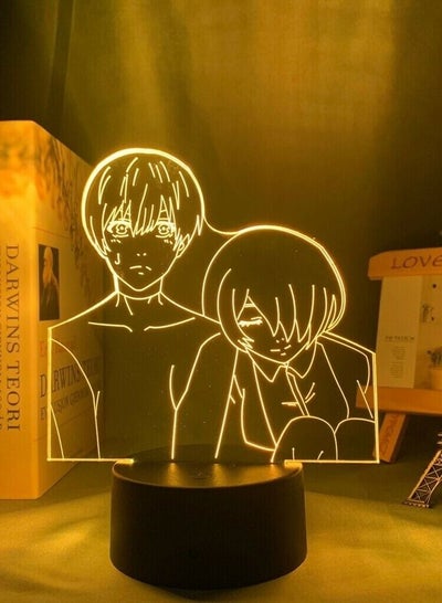 Manga 3d Lamp Tokyo Ghoul for Bedroom Decor Nightlight Cool Birthday Gift Batter