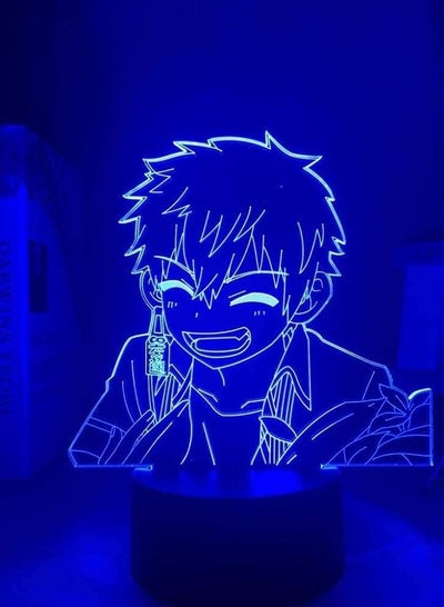 3D LED Illusion Lamp Multicolor Night Light USB Anime Boys Toilet Bound Hanako-kun Bedroom Decor Manga Room Table Tbhk Birthday Christmas