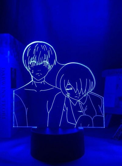 Manga 3d Lamp Tokyo Ghoul for Bedroom Decor Nightlight Cool Birthday Gift Batter