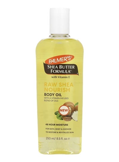 Shea Butter Formula with Vitamin E Raw Shea Nourishing Body Oil 8.5 fl oz 250 ml