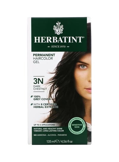 Permanent Haircolor Gel 3N Dark Chestnut 4.56 fl oz (135 ml)