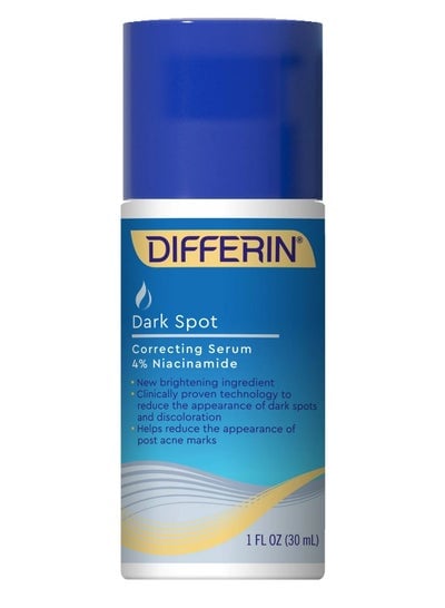 Dark Spot Correcting Face Serum by the makers of Differin GelGentle Skin Care for Acne Prone Sensitive Skin 1 oz